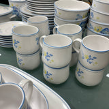 Noritake China Progression Good Times White-Multicolor Dinnerware - 54 Piece Set