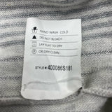 Repeat Silver Edition Size 38-S Women's Light Gray-Multi Stripe Pullover Sweater