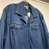 Eddie Bauer Size 2x Women's Blue Washed Shirt Dress