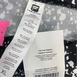 Fabletics Size Xl Women's Black-White Pattern Leggings Activewear Pants