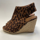 Kelsi Dagger Women's Size 6.5 Brown-Tan Animal Print Pep Toe Shoes