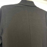 Eileen Fisher Women's Size XS Black Solid Single Button Jacket