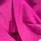 Express Size L Women's Solid Fuschia Empire Waist Sleeveless Sheath Dress