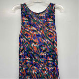 Michael Michael Kors Size 10-M Women's Blue-Multi Pattern Maxi Dress