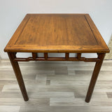 Antique Brown Bamboo Mahjong/ Huanghuali Table