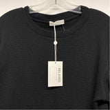 LA Relaxed Size L Women's Black Solid Shift Dress