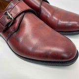 Allen Edmonds Warwick Shoe Size 8 EEE Brown Leather Solid Buckle Men's Shoes