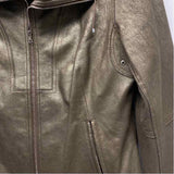 Elie Tahari Women's Size M Copper Shimmer Moto Jacket
