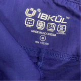 IBKUL Size M Women's Navy Solid Pull On Skort