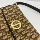 Christian Dior Brown Trotter Shoulder Handbag