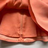 White House Black Market Size 4-S Women's Peach Solid Strapless Sleeveless Top