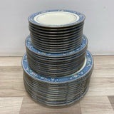 Noritake Blue Bone China Dinnerware