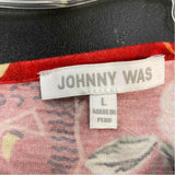 Johnny Was Size L Women's Red-Multi Pattern Camisole Dress
