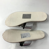 Circus By Sam Edelman Women's Size 8.5 Silver Metallic Flats Camel Toe Sandals