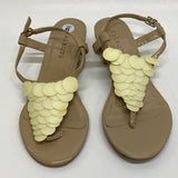 Talbots Size 6 Women's Tan Block Heel Sandals