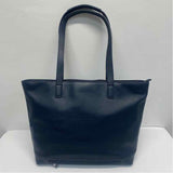 Knomo Mini Maddox Navy Leather Solid Tote Handbag