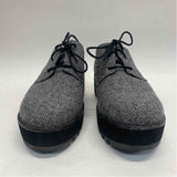 Eileen Fisher Size 7.5 Women's Gray Tweed Lace Up Shoes