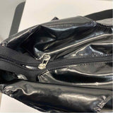 Jack Gomme Black Fabric Solid Tote Handbag