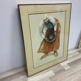 Framed Signed Lithograph The Center of Life by Navajo Artist Ed Singer1979
