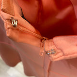 White House Black Market Size 4-S Women's Peach Solid Strapless Sleeveless Top