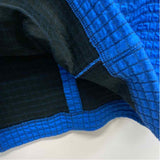 Akris Punto Size 14-L Women's Blue Pattern Sheath Dress