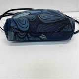 Maruca Blue Fabric Pattern Crossbody Handbag
