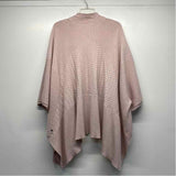 Lululemon Size One Fits All Women's Pink Solid Open Front Poncho-Cape