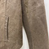 Nicole by Nicole Miller Women's Size L Brown Textured Asymmetrical Jacket