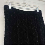 Harari Size One Size 8 Women's Black Embroidered Pencil Skirt