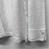J.Jill Size L Women's White Solid Single Button Sweater