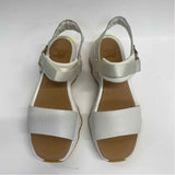 Sorel Size 7.5 Women's White Solid Platform Sandals