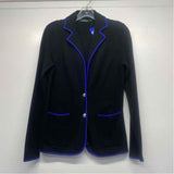 Lauren Ralph Lauren Women's Size S Black Solid Button Up Jacket