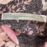 Intimately Free People Size L Women's Burgundy-Pink Pattern Maxi Dress