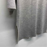 Badgley Mischka Women's Size M Blue gray Color Block Button Up Coat