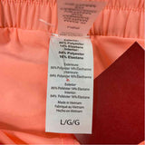 Beyond Yoga Size L-12 Women's Peach Solid Pull On Skort