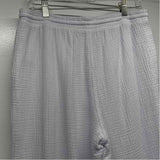 Z Supply Size M-8 Women's White Solid Pull On Pants