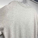 Varley Size L Women's Offwhite Tweed T-Shirt Dress