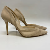 Jennifer Lopez Size 10 Women's Beige Solid High Heel Shoes