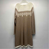Royal Robbins Size Xl Women's Tan-White Pattern Sweater Dress