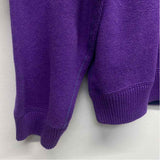 Tommy Bahama Size L Purple Knit Cotton Tweed Men's Men's Sweater