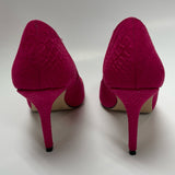 Jessica Simpson Size 6.5 Women's Fuschia Textured Pump Shoes