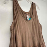 CP Shades Size Xl Women's Brown Solid Maxi Dress