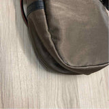 Jack Gomme Brown Fabric Solid Crossbody Handbag