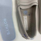 Rothy's Size 7.5 Women's Light Gray Solid Moccasin Flats