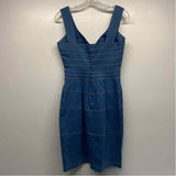 Tadashi Size 6-S Women's Blue Stitches Sheath Dress