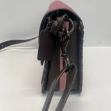 Coach Burgundy Colorblock Leather Crossbody Handbag