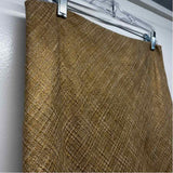 Dana Buchman Size 6 Women's Tan Tweed Pencil-Knee Skirt