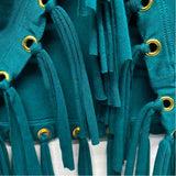 Michael Michael Kors Size S Women's Teal Solid Crew Neck Long Sleeve Top