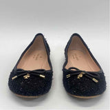 Kate Spade Size 8.5 Women's Black Shimmer Ballet Flats Shoes