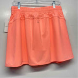 Beyond Yoga Size L-12 Women's Peach Solid Pull On Skort